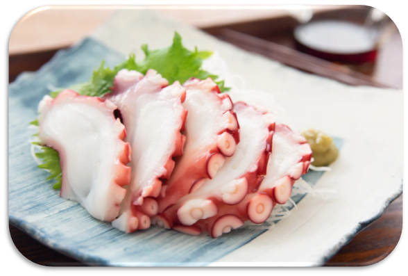BOILED OCTOPUS