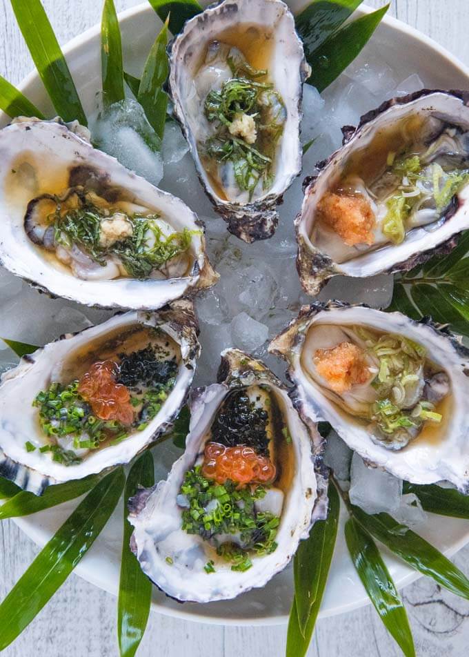 FROZEN OYSTER WITH FULL SHELL