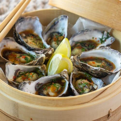 FROZEN OYSTER WITH FULL SHELL