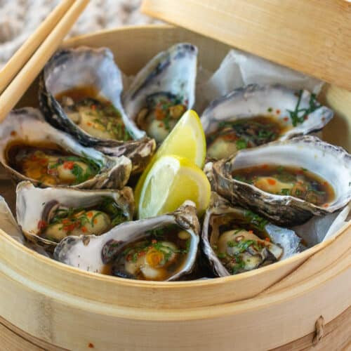 FROZEN OYSTER WITH FULL SHELL